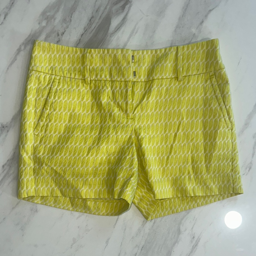 Ann Taylor Yellow Bermuda Shorts Tailored Style